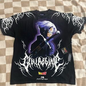 DragonballZ trunks Black Graphic T-Shirt